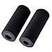 Foot Foam Pad Replacement for Weight Bench and Leg Extension Machines, High Density Foam Roller for 22-30MM Tube Diameter, Black, 2-Pack（4PCS）