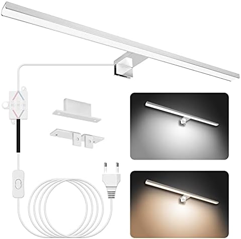 Lampada Specchio Bagno Led Lampada LED Per Specchio Bagno, 30cm, Luce Bianca Neutra 4000K, Impermeabile IP44 - Illuminazione Perfetta Per Trucco E Armadi LED 4000K - Foto 5