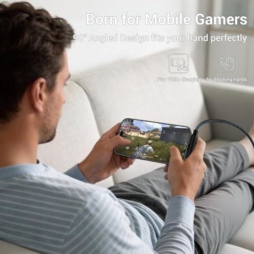 Image of Invisible Holder Charger Cable, 65W Fast Charging Cable for Desk, USB to USB C Cable 4.9 FT with 360 Adjustable Metal Stand, 2 in 1 Holder Charger for Gaming, Office, Home, Video Viewing, 3 pack