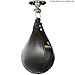 Meister SpeedKills Leather Speed Bag w/Lightweight Latex Bladder - Black - Large (10.5