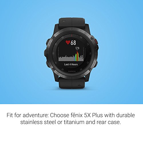 image for Garmin fenix 5X Plus, Ultimate Multisport GPS Smartwatch, Features Col