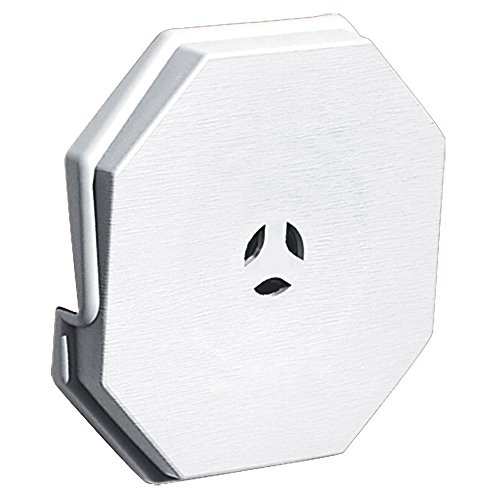 Best Cyber Deals 🔥 Builders Edge 130110006001 Octagon Mounting Block, W X 6-7/10 in H, White