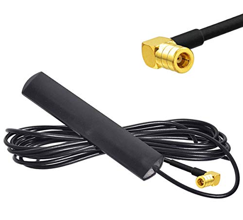 Audioproject A349 - Autoradio DAB Antenne Auto SMB Adapter - 5m Kabel - DAB+ Antenne Autoradio Radio Antenne - Autoantenne für DAB Radio Pioneer Kenwood Clarion Sony Blaupunkt