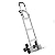Smarketbuy Aluminum Stair Climber Hand Truck 18 x 7.5 Inch Nose Plate Stair Climbing Hand Truck 6 Wheels Hand Truck Dolly (Stair Climber Hand Truck)