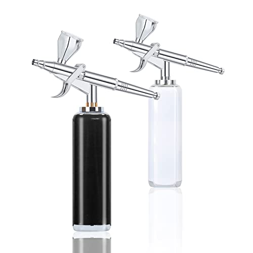 Image of High air Flow Airbrush Kit,Portable Airbrush Compressor, Rechargeable Cordless Airbrush, Mini Air Brush, Handheld Airbrush Gun for Barber, Model Painting, Nail Art, Makeup, Tattoo