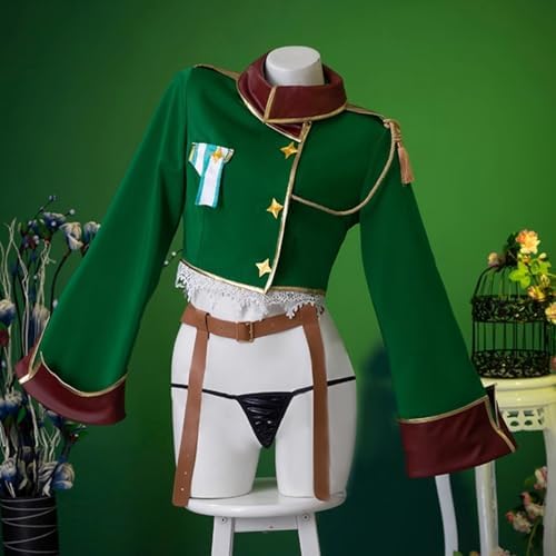 [milky time] ウィッグ付き 魔法少女にあこがれて 阿良河キウィ レオパルト コスプレ アニメ 緑 詳細画像4