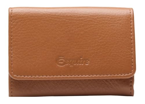 Esquire Peru Wallet Cognac portefeuille homme en cuir marron
