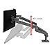 Ergotron – Upgraded LX Pro Premium Dual Monitor Arm, VESA Desk Mount – for 2 Monitors Up to 27 Inches, 4 to 20 lbs Each – Dark Grey