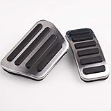 CANVIJ Fußpedal Pedalkappen Fußstützen-Dead-Gas-Bremspedal-Abdeckungsset Für Range Rover Sport Land Rover Discovery 5 Range Rover  2019-2020