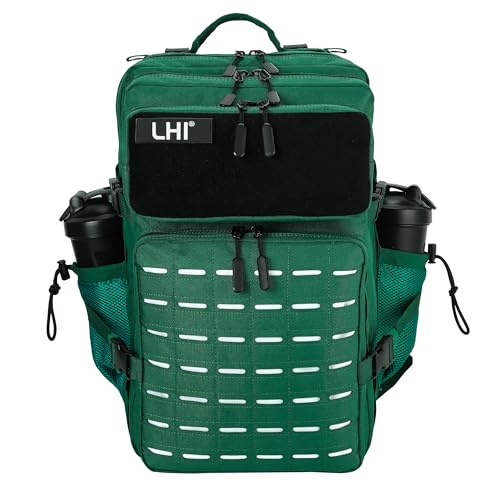 Image of LHI Tactical Military Backpack for Men 25L /45L Large Molle Army Assault Pack 3 Day Hiking Rucksack With Bottle Holder