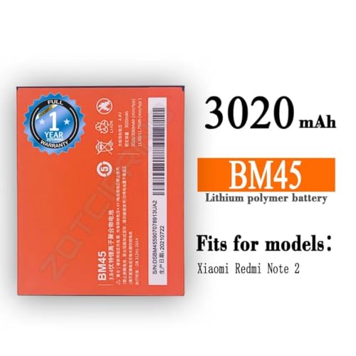 Image of Original BM45 Battery for Redmi Note 2 Battery with 1 Year Warranty**** (CC103)