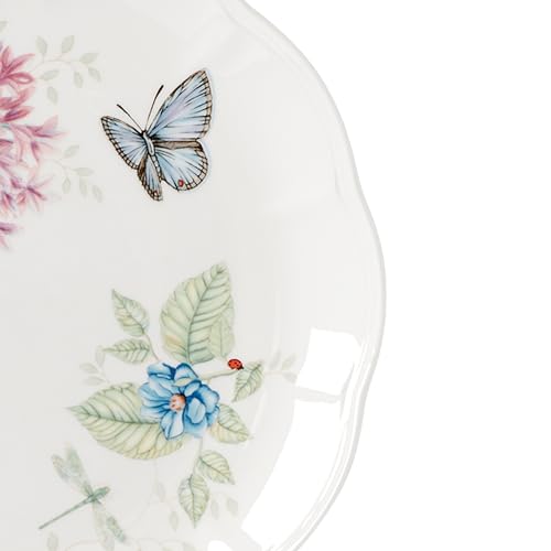 Image of Lenox Butterfly Meadow Porcelain Dinner Plate Set for 4