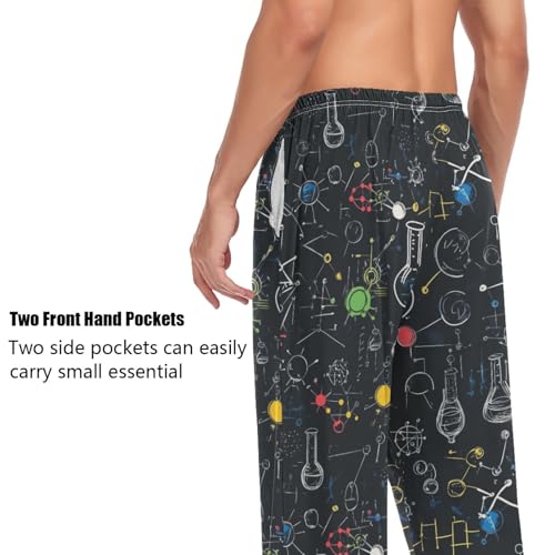 Chemistry Experiment Pajama Pants for Men Comfort Sleep Lounge Bottoms Straight-fit with Pockets S-XXL4