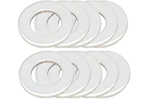 10 Pack SAE Compatible Engine Oil Aluminum Crush Washers - 12mm I.D....