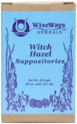 WiseWays Herbals Witch Hazel Suppositories 2.5 gm