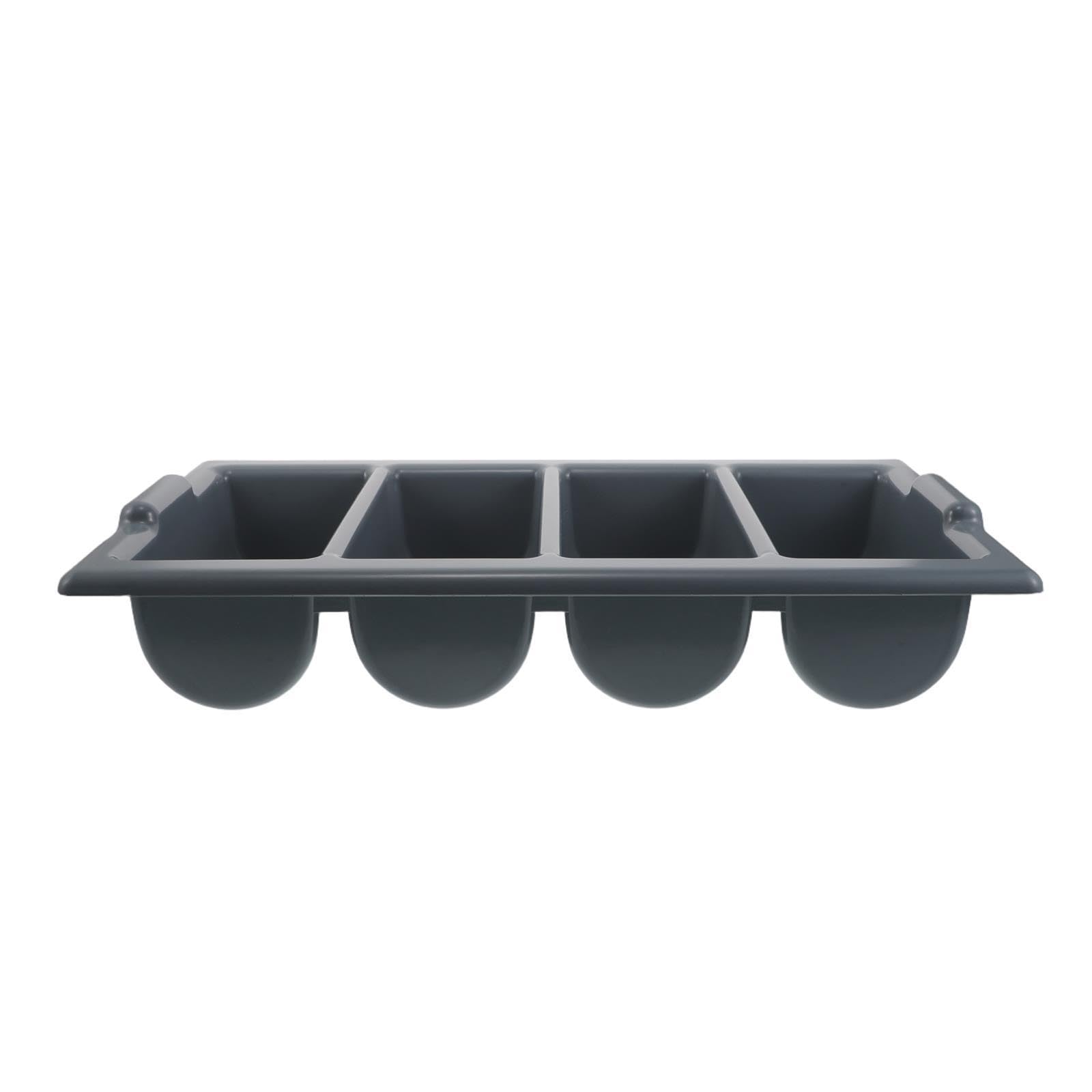 Uonlytech 4 Compartimentos Organizador de Cubiertos de Plástico para Bufé
