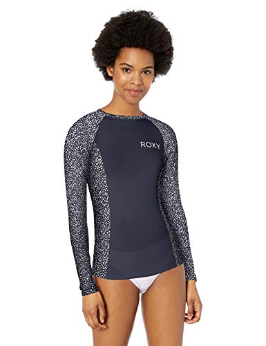 Roxy Junior's Long Sleeve Fashion Rashguard, Mood Indigo Chaos Sample, XL