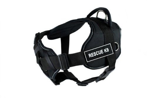 Harnais Noir Chien Dean & Tyler Medium Confort Rembourré