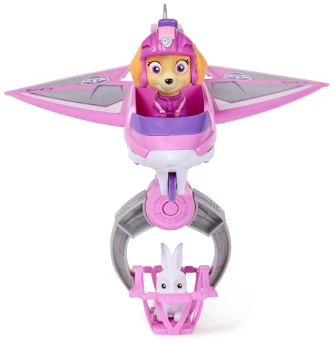 Paw Patrol: Air Rescue Skye Action Figure & Hero Claw Jet Plane with Retractable Claw, Rescue Basket & Bunny, Kids’ Toys for Boys & Girls Aged 3+ - Image 4