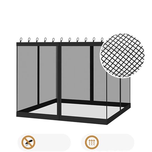 Red para toldo de patio exterior anti protector solar 3x3m 7