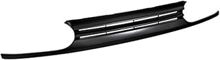 Front Grill Cover 1993-1999 Compatible with Volkswagen Golf/GTI MK3/ Cabrio MK3 Models | Glossy Black Horizontal Front Hood Bumper Grill Grille
