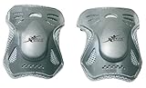 BODYLINE Unisex Adulto Elbow PAD Ellbogenschützer für Skateboards, Rollschuhe, grau, Einheitsgröße