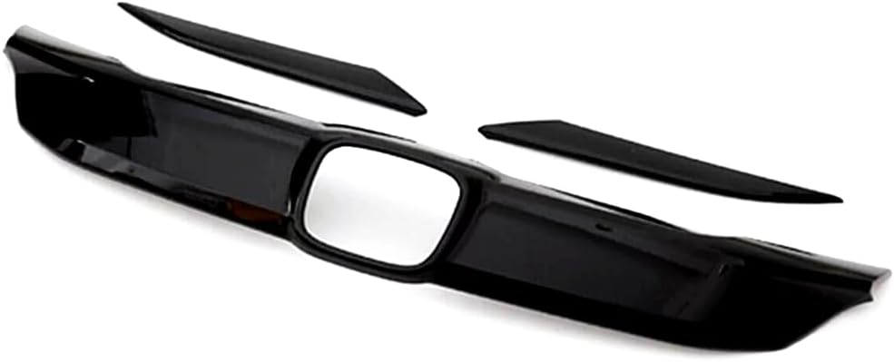 Karmoxs Front Grill Bumper Grille Trim for Honda HR-V HRV 2019 2020 2021 Glossy Black 3PCS (Glossy Black)