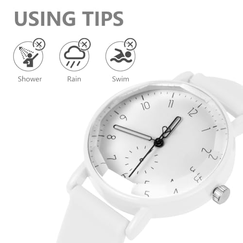 Reloj OFFCUP Mujer 38mm Silicona Analógico Fácil Lectura - Imagen 6