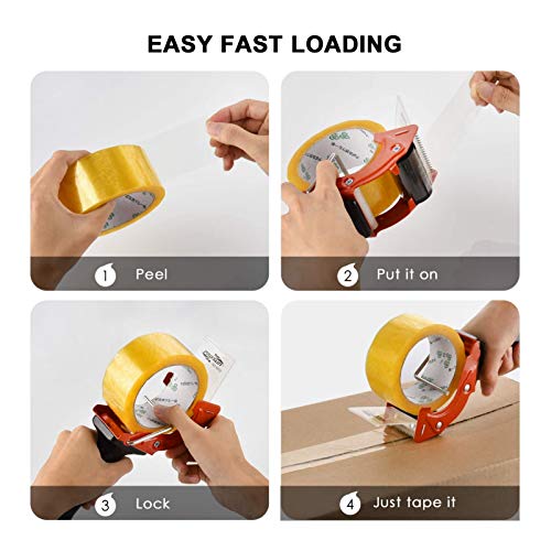 Tehaux – Dispensador de fita de vedação portátil para embalagem e envio