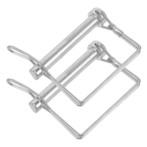 JECOMPRIS 2pièces Goupille De Verrouillage Carrée Goupille De Remorque Sécurisée Pour Attelage De Camion Pour Applications De Jardinage Traction