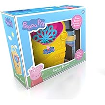 Peppa Pig Bubble Blowing Machine for Kids and Toddlers, Bubble Maker for Outdoor and Party Play, Bubble Toy for Ages 3+