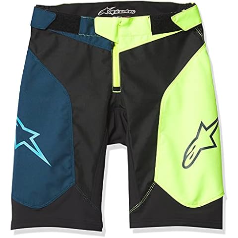 Alpinestars Youth Vector Shorts, Jungen, Black/Acid Yellow Cover