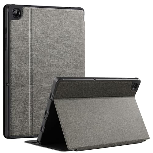 Image of CoBak Case for Samsung Galaxy Tab A11+ Plus 11 inch 2025, Multi-Viewing Angles, All New PU Leather Folio Stand Cover with Auto Sleep Wake Feature for Samsung Galaxy Tab A11+ Tablet 11-inch, Fabric Gray