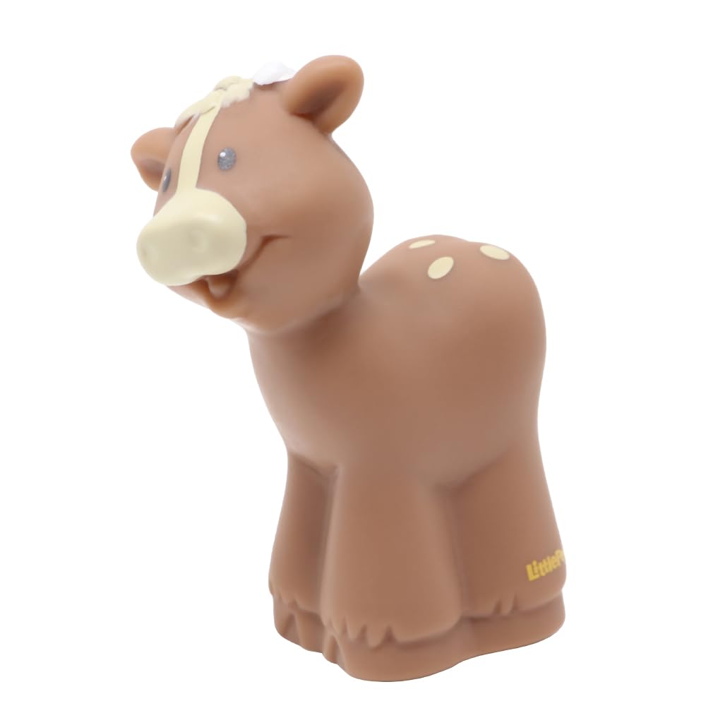 Fisher-Price Parti di ricambio per set da gioco da collezione J2404 per piccoli personaggi di Natale, Natività o fattoria, confezione di sei personaggi di animali, 2 pecore bianche, 2 mucche marroni e