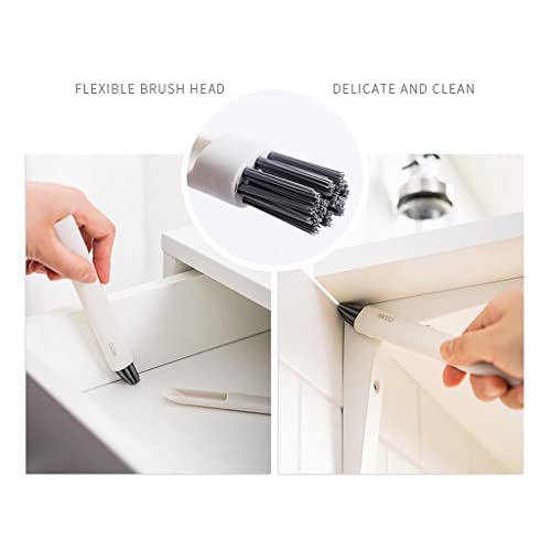 Mini-Kehrschaufel-Set für den Schreibtisch, Besen, Reinigung, Staub, feine Nahtbürste, kleine Bürste (Bildfarbe) – Bild 7