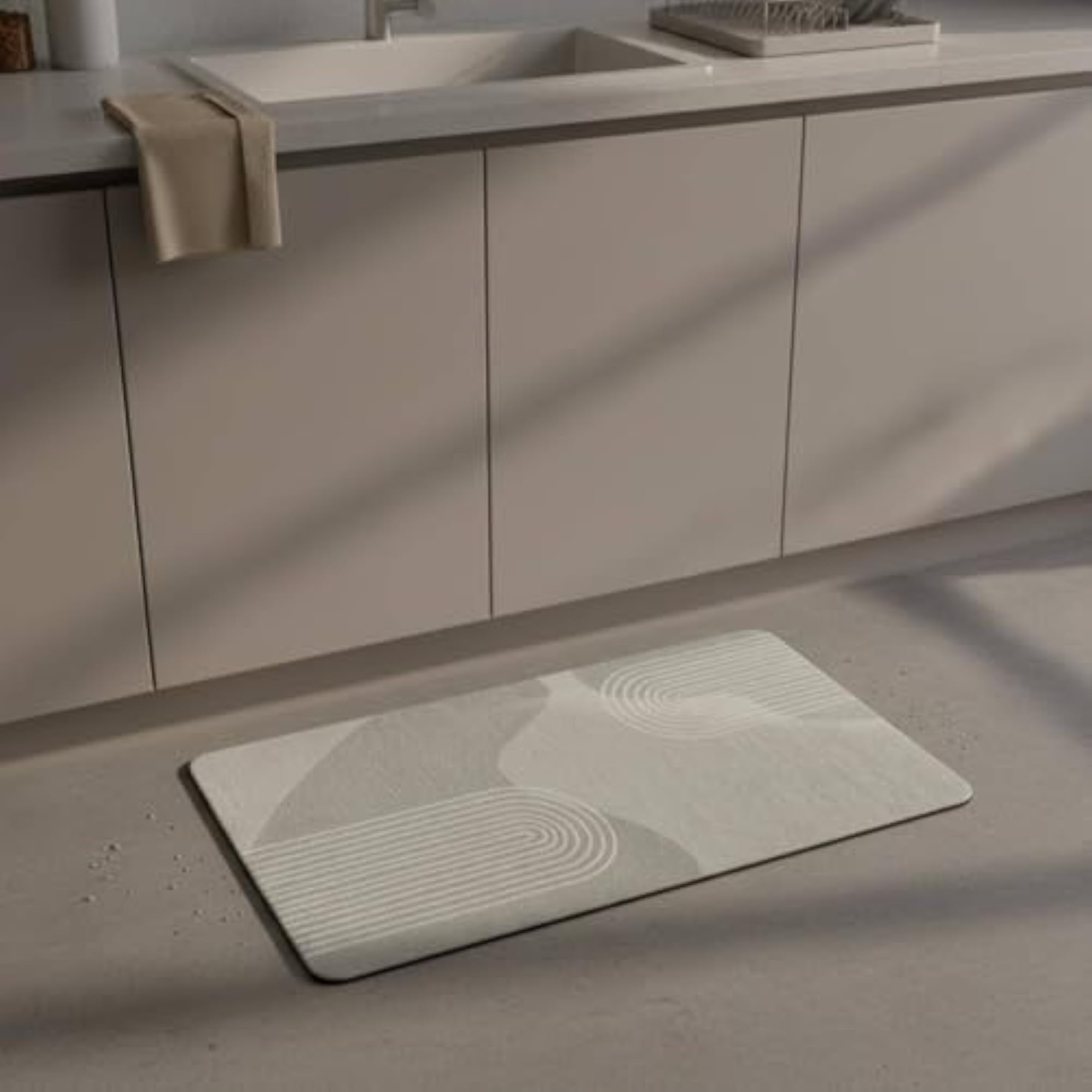 Diatomite Quick Dry Bath Mat, Rectangular Style-3