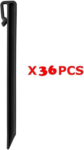 Miniatura 8 de Kit de bobina de borde paisajístico de 4 pulgadas de alto para terraza con 12 picos de 10 pulgadas, 40 pies, verde