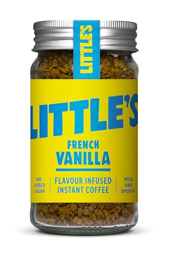 Little’s Café Instantáneo Saborizado The Sweet Set – Doble Chocolate, Caramelo Cremoso, Vainilla Francesa – Sin Azúcar Añadida, Café Instantáneo Liofilizado, 3 frascos de 1.76 oz, Total 42 porciones miniatura 6