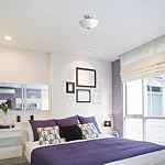 GLOBE Electric 63357 2-Light Semi-Flush Mount Ceiling Light, Brushed Nickel, Chrome Accents, Frosted Glass Shade, Kitchen, Lights, Bathroom, Home Essentials, Bedroom, Closet Light, Lighting Fixtures - Image 3