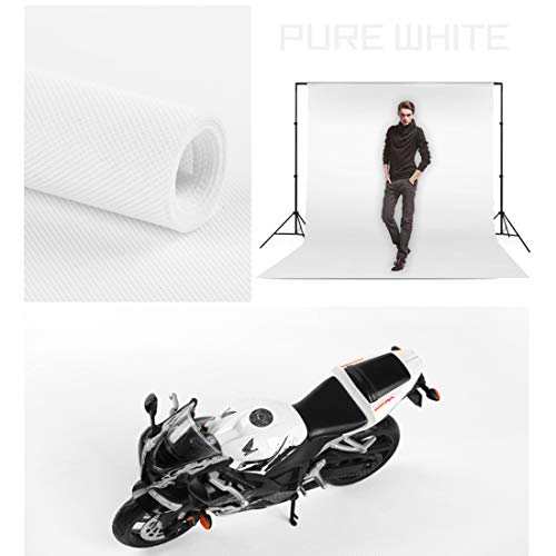 Mtmety 10X7Ft White Photo Video Photography Background Studio Non-Woven Fabric Backdrop Screen Purme003 #TOP2