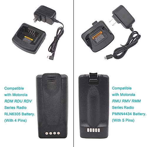 Rapid Charger Compatible For Motorola Cp110 Rdm2070D Rdu4100 Rdv5100 Rdu2020 Rdu2080D Rdv2020 Rdv2080D Rdm2080 Rdu4160D Radio Rln6305 Rln6308 Rln6332A #TOP4