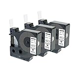 ✨Compatible con Dymo LabelManager 100, 120P, 150, 160, 200, 210D, 220P, 260P, 280, 300, 350, 350D, 360D, 400, 420P, 450, 450D, 500TS, PC, PC II, PnP, Wireless PnP