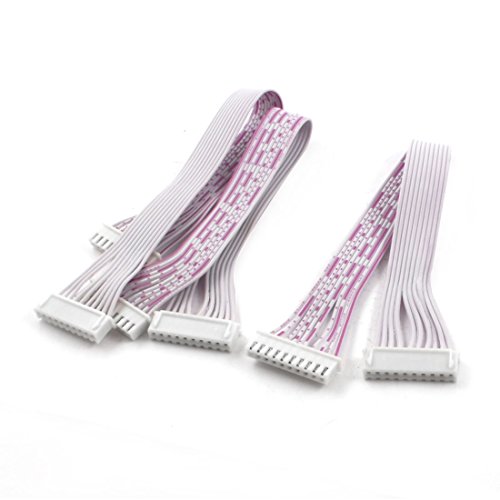 uxcell 3 x 10Pin 2.54mm Pitch 20cm Cable Conector JST Hembra miniatura 1