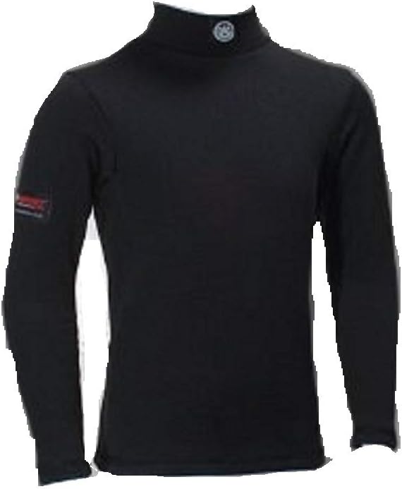 Eskeez Thermal Base Layer Underwear Long Sleeved Top - for Children - Suitable for All Outdoor Activities and Open Swimming - Black