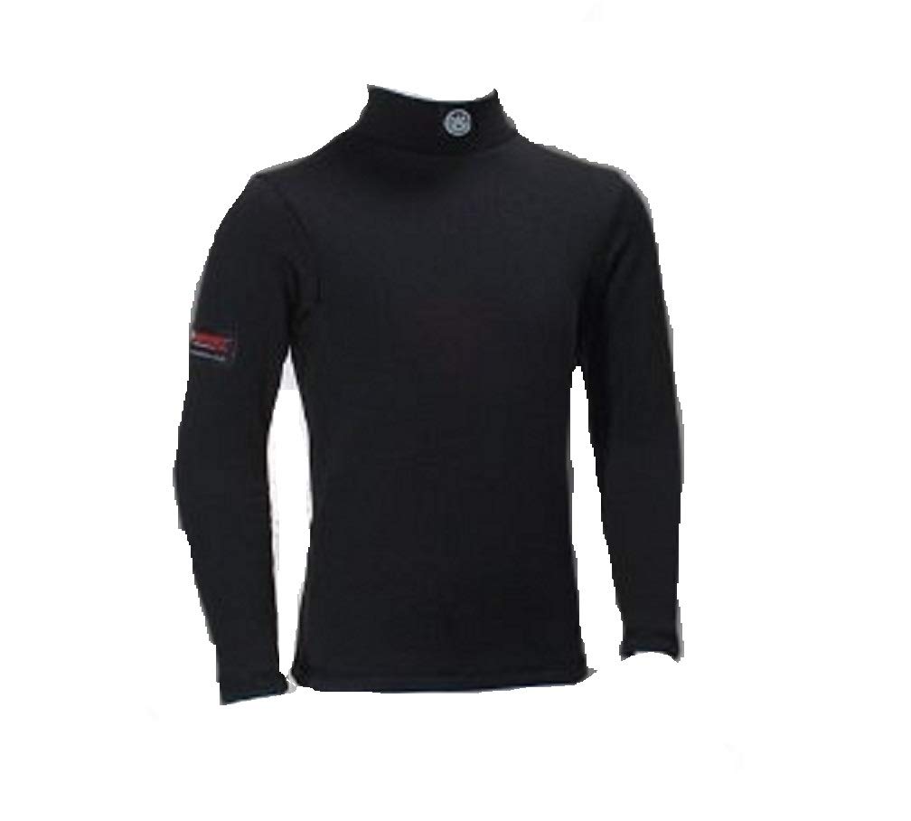 Eskeez Thermal Base Layer Underwear Long Sleeved Top - for Children - Suitable for All Outdoor Activities and Open Swimming - Black