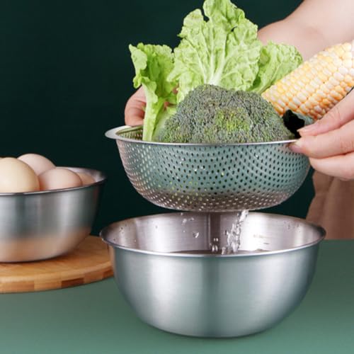 Colador cesta de acero inoxidable para cocina miniatura 7