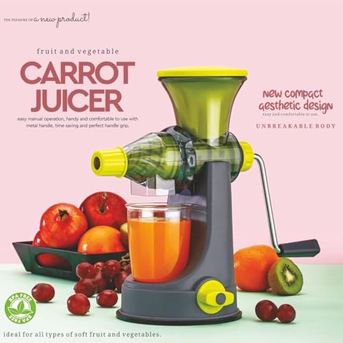 Image of Big Size Manual Juicer for Home Hand Press, Citrus Fruit Juicer Machine for Orange Mosambi Pomegranate, Heavy Duty Juice Extractor, Portable Hand Juicer for Fresh Juice (Multi, Medium)