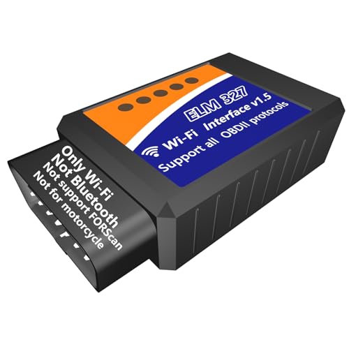 WiFi ELM327 OBD2 Adapter WiFi ELM 327 OBD Scanner for Universal 12V…