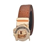 【Savoir-faire en cuir haut de gamme】Découpée et fabriquée à la main dans un cuir de haute qualité, cette ceinture garantit une longue durée de vie. Son matériau robuste résiste à l'usure quotidienne et développe une belle patine unique au fil du temps, ce qui en fait un accessoire fiable for les années à venir.