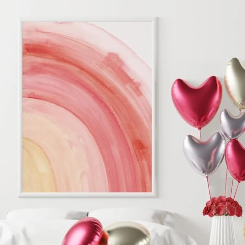 Image décorative moderne arc-en-ciel pour habiller un mur